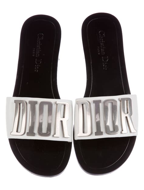 christian dior sliders|genuine christian dior sandals.